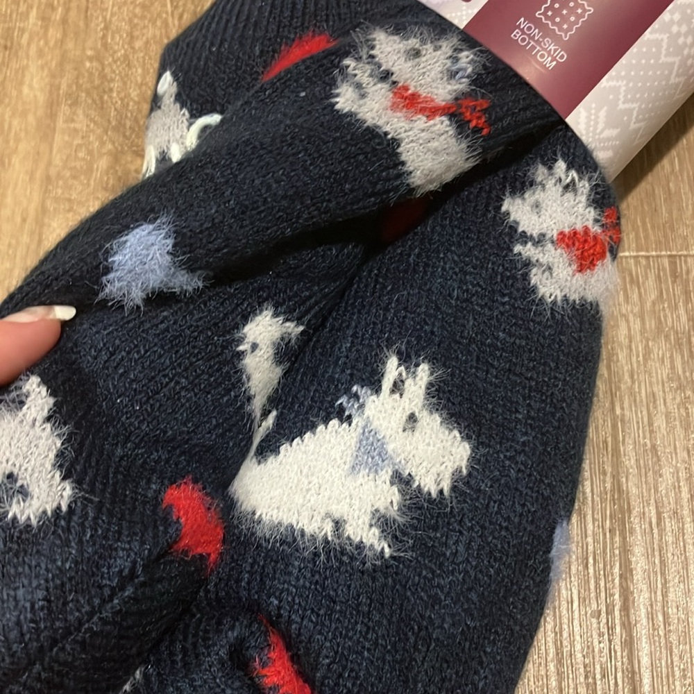 Muk Luks women’s cabin socks 2 pack Scottie dogs - Picture 5 of 5